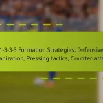 1-3-3-3 Formation Strategies: Defensive organization, Pressing tactics, Counter-attacks